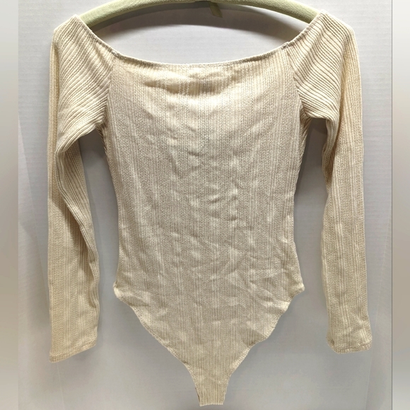 NWT Better Be Knit Bodysuit in Cream - Picture 2 of 6